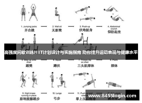 高强度间歇训练HIIT计划设计与实施指南 助你提升运动表现与健康水平